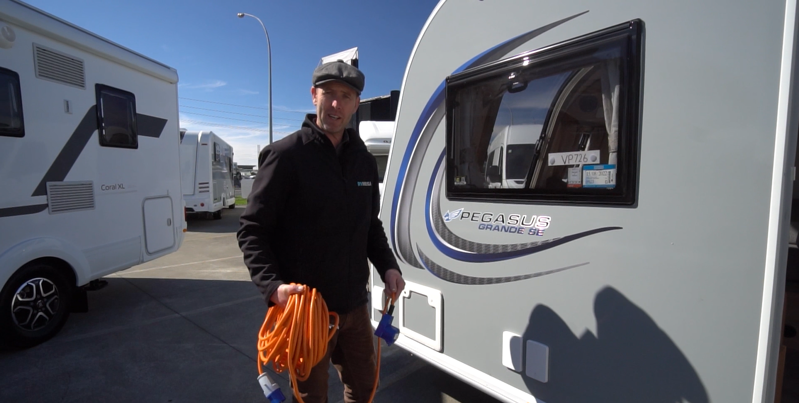 Connecting a Caravan to 240V power RV MEGA