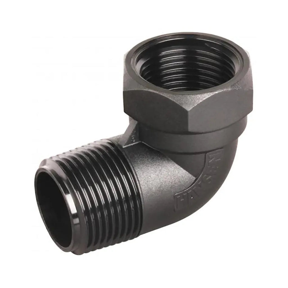 Hansen 20mm Male/Female Threaded Elbow