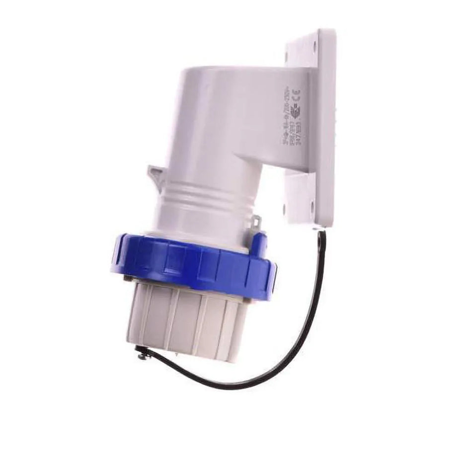 Exterior Angled 240 Volt Mains 16 Amp Inlet