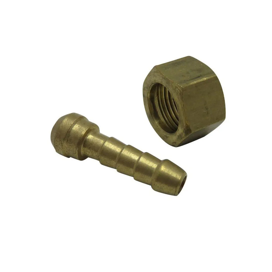 Brass Swivel Connector 1/2" BSPT x 8mm Tail