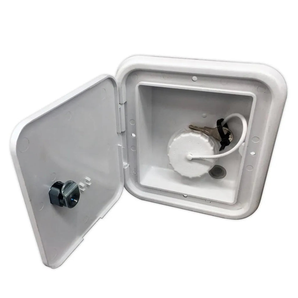 Lockable Water Filler Hatch - 140mm square