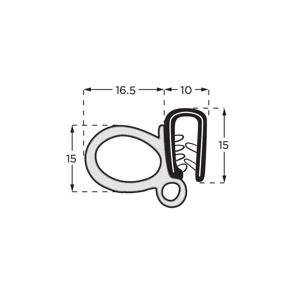 Door Seal DPN Windlace 60-054