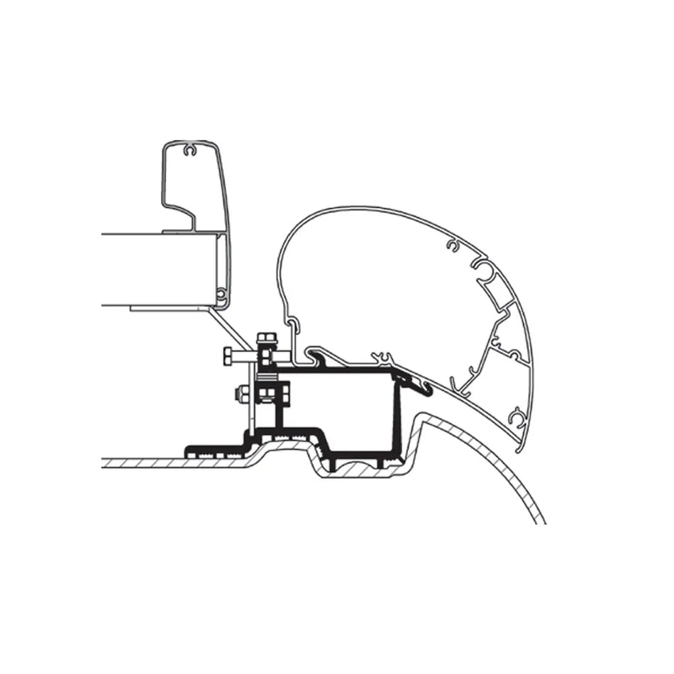 Thule 6200 /6300 Roof Mount Kit - Sprinter after 2007/VW 2006-16