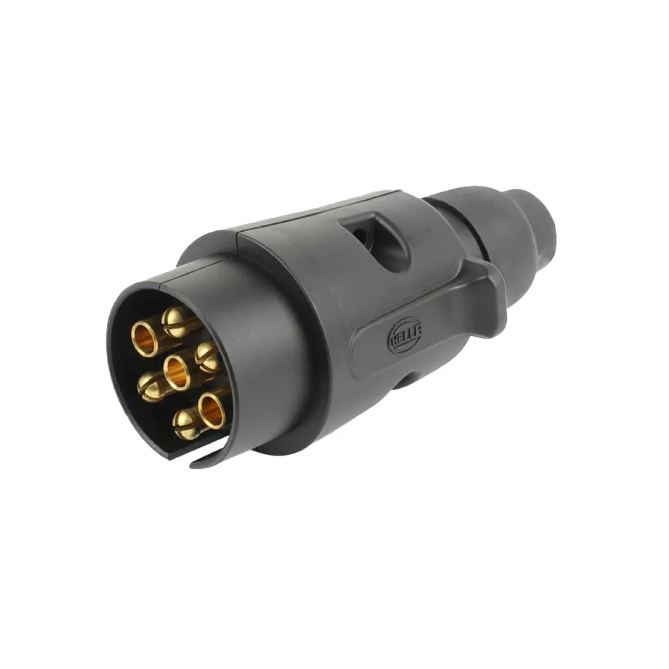 7 Pole Round Plastic Plug