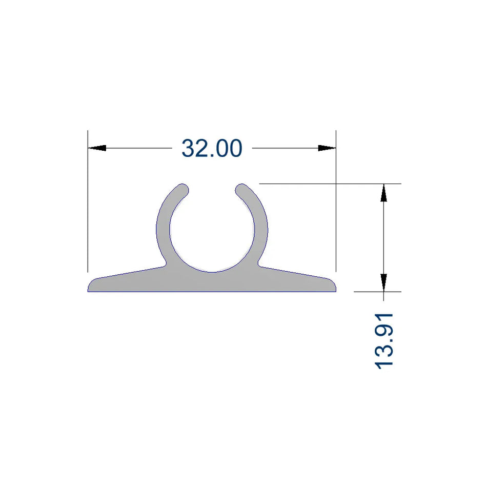 Awning Track Double Sided x 4 Metre
