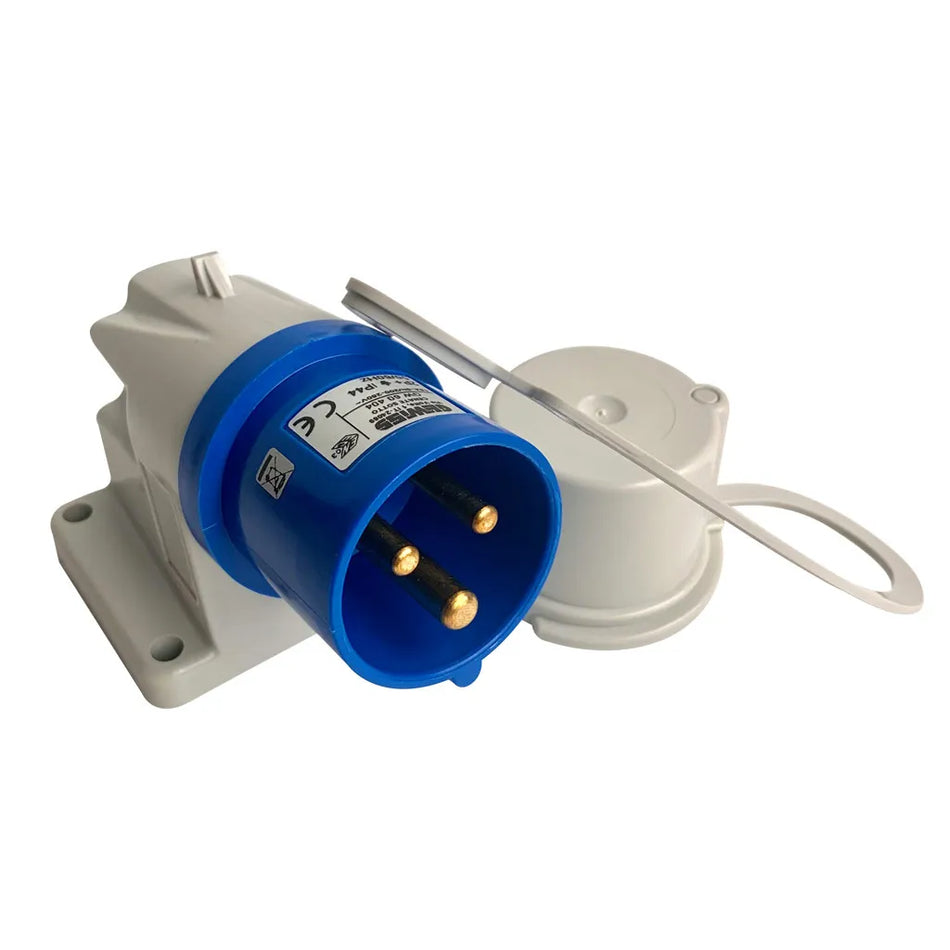 Surface Mount 240V Inlet for Caravans & Motorhomes