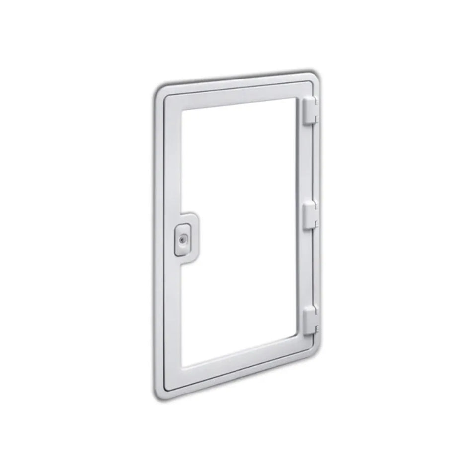 SK4 Locker Door Frame 375 x 305mm Cut Out With Lock & Keys