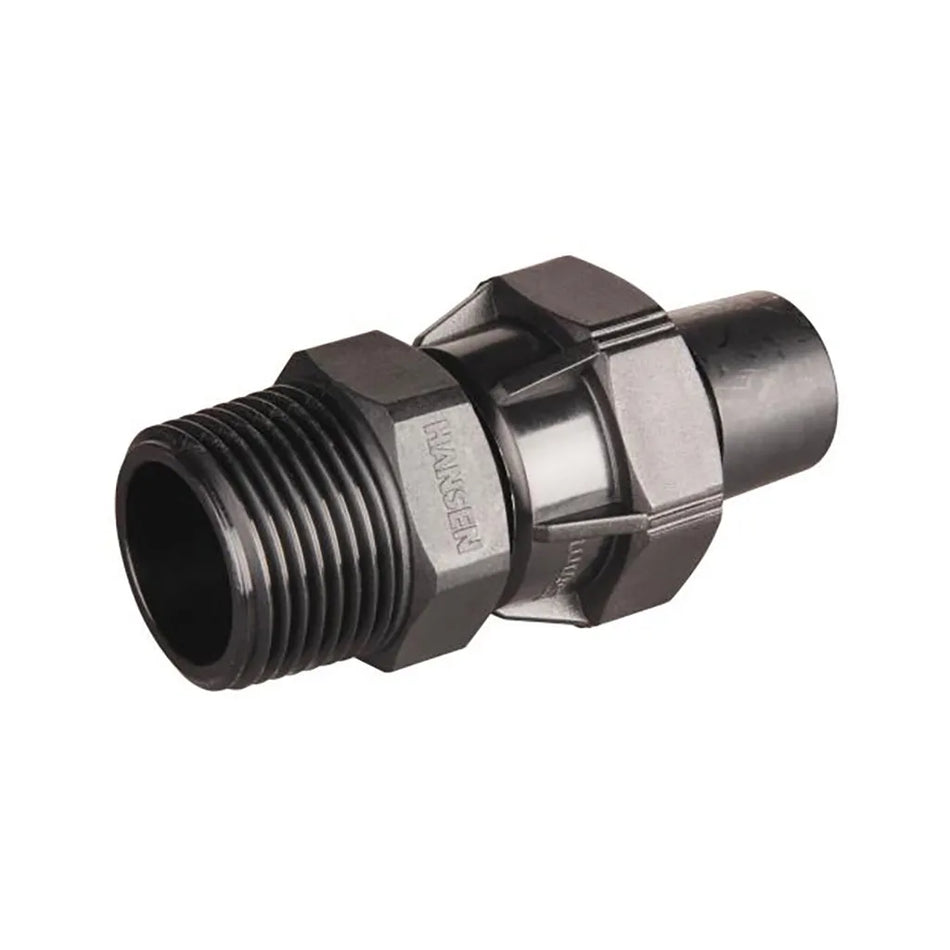 Hansen 15mm Male to 15mm Hose Straight Connector