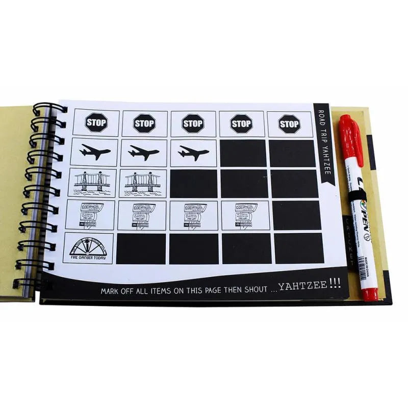 Road Trip Bingo - Yahtzee - Cricket