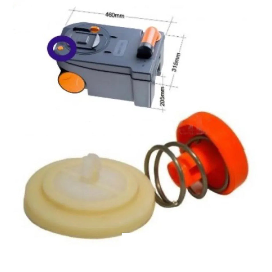 Thetford C250 C260 Orange Vent Button