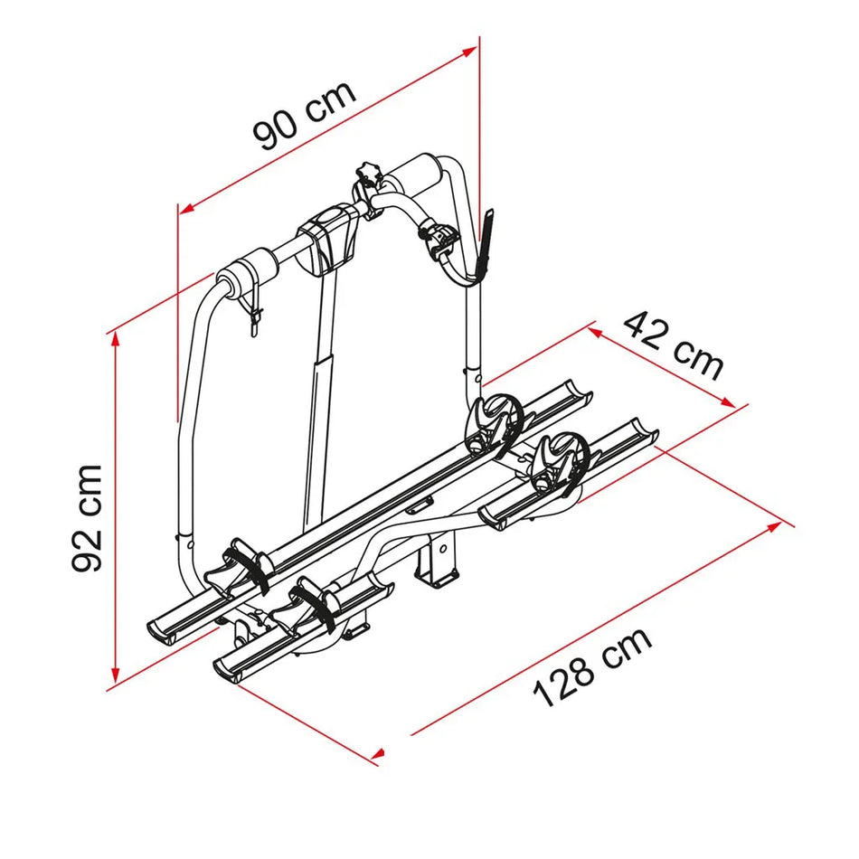Fiamma Caravan Active E Bike Rack (For Drawbar)