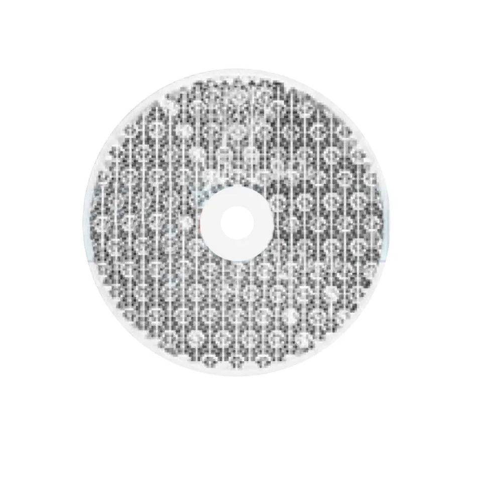 White/Clear 60mm Round Screw On Front Reflector