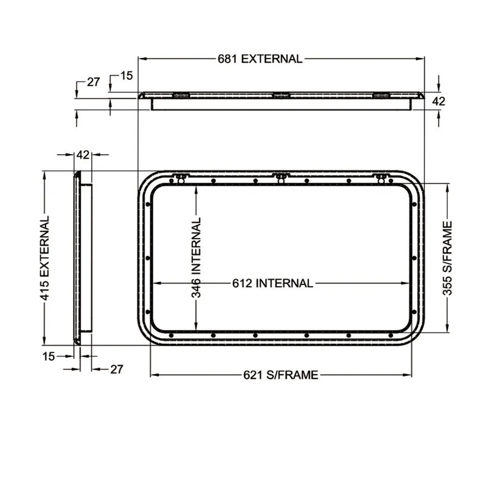 Coast Service Door 2 (Black)