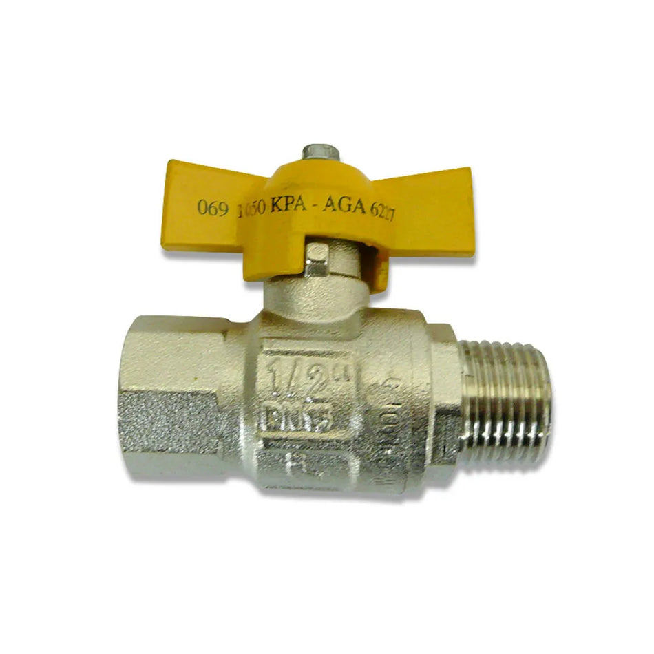 Brass Ball Valve 3/8" Male / Female