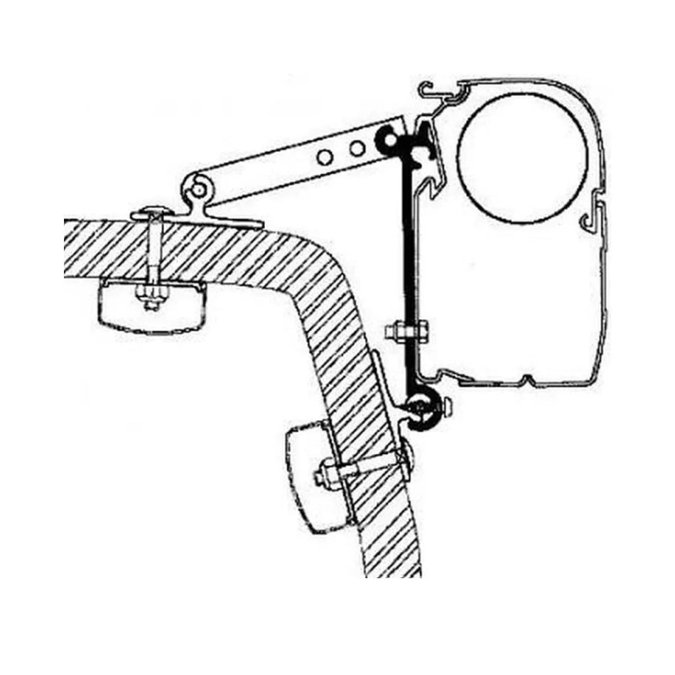 Thule/Omnistor Universal Awning Mounting Kit