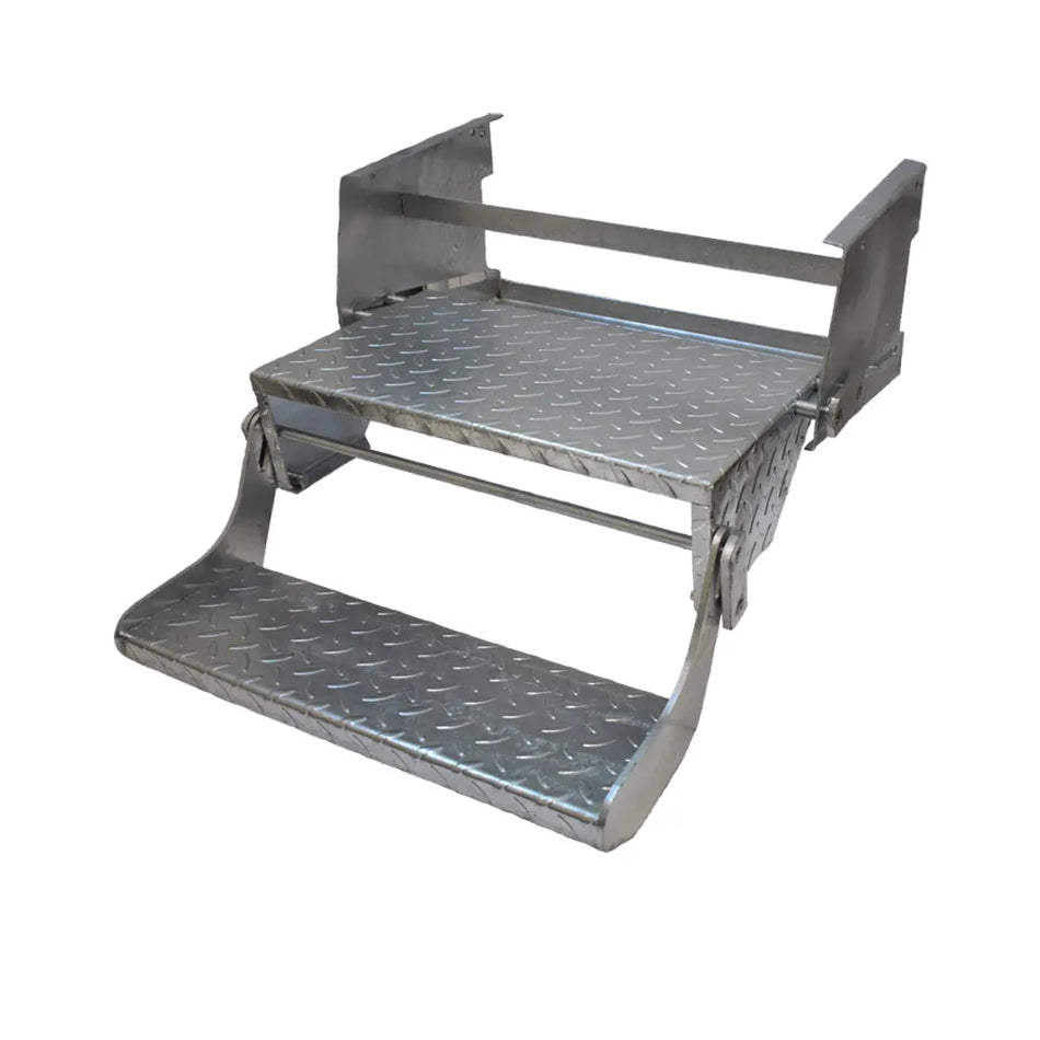 Double 51cm Pull Out Step - Zinc Plated