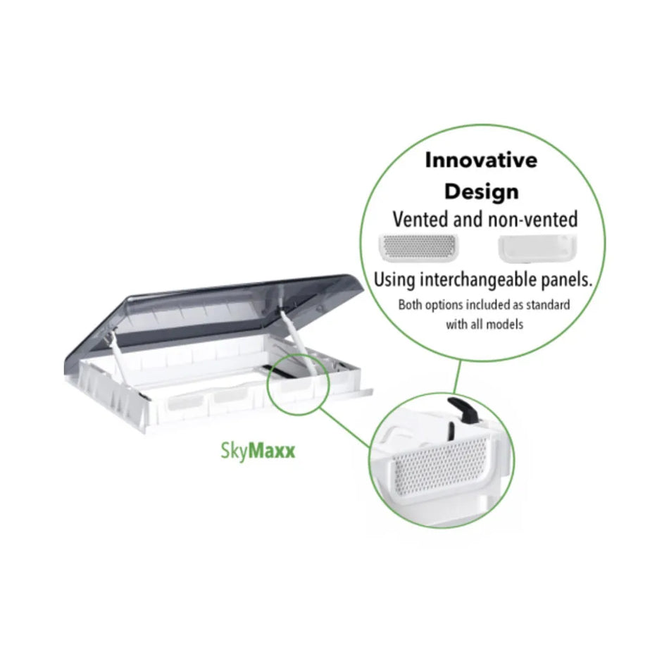 Skymaxx LX 700 X 500MM Roof Vent with Internal Blind (42/60mm)