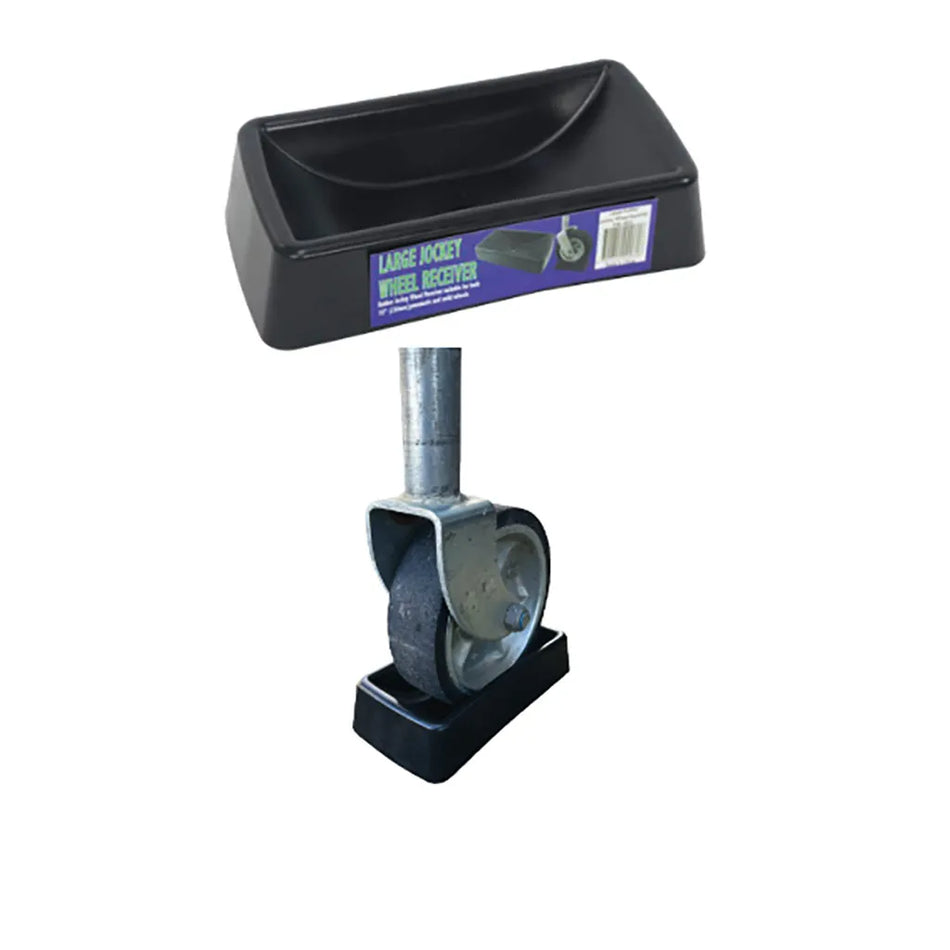 XL Jockey Wheel Receiver, Rubber