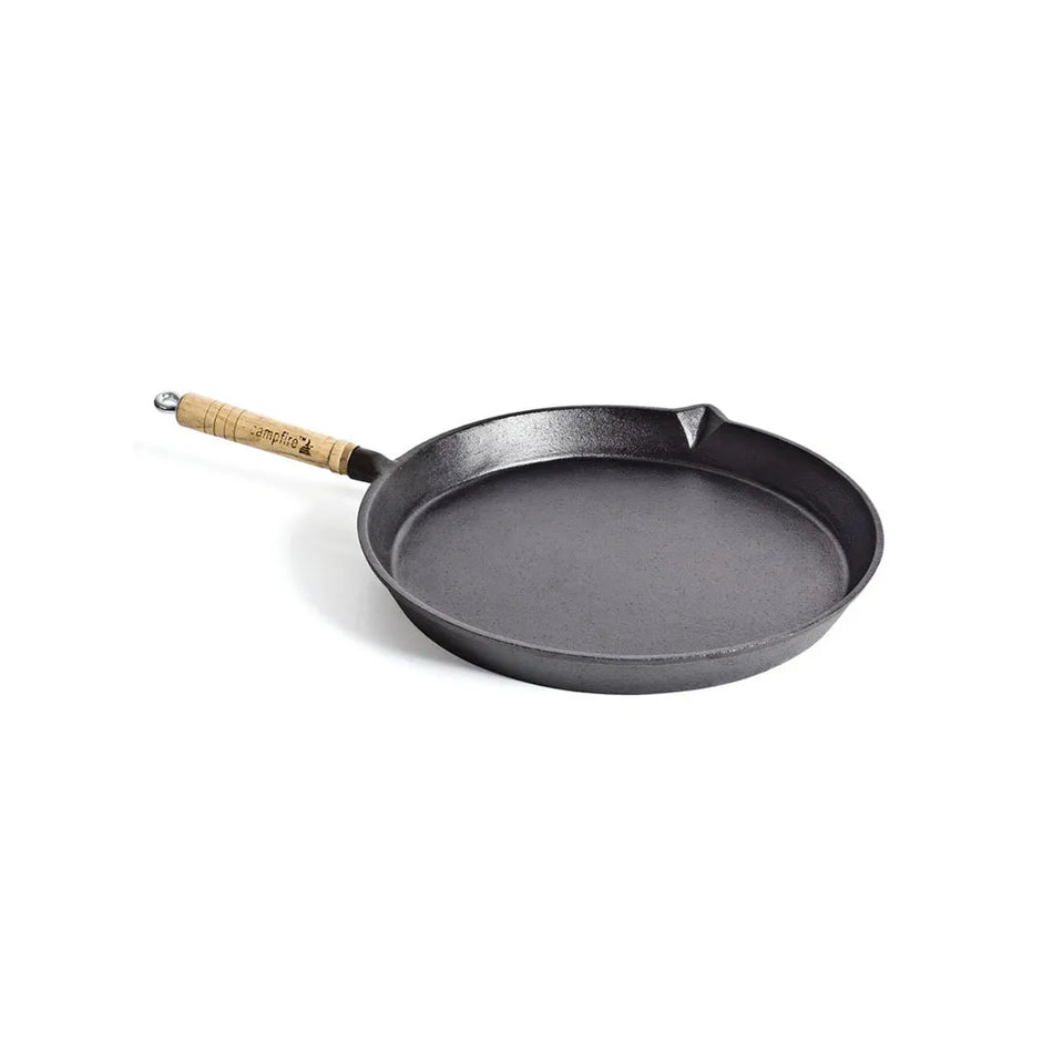 Campfire Cast Iron Round Flat Frypan 30 cm