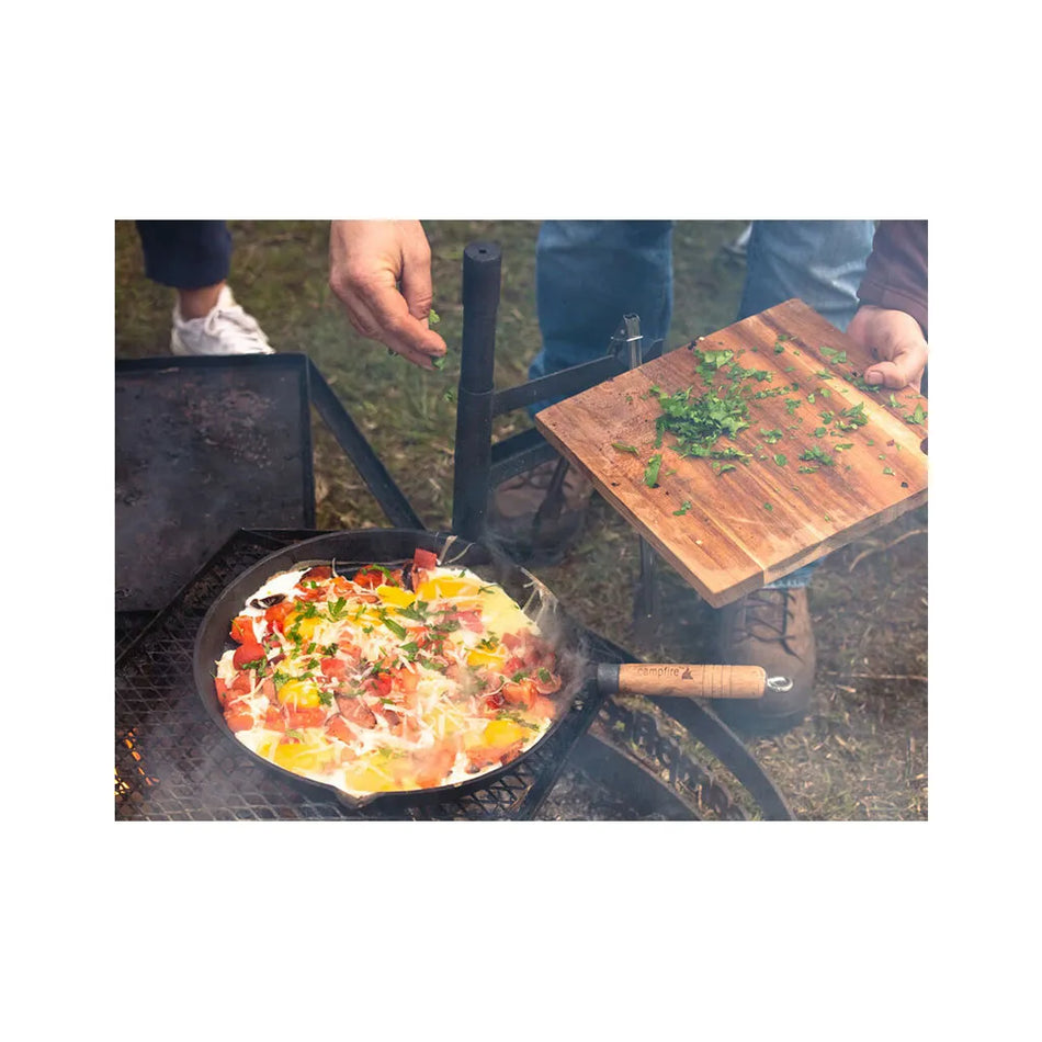 Campfire Cast Iron Round Flat Frypan 30 cm