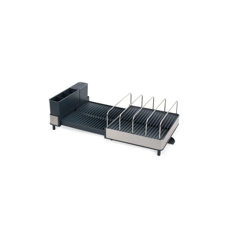 JJ Extend Max Stainless Steel Dish Rack Grey