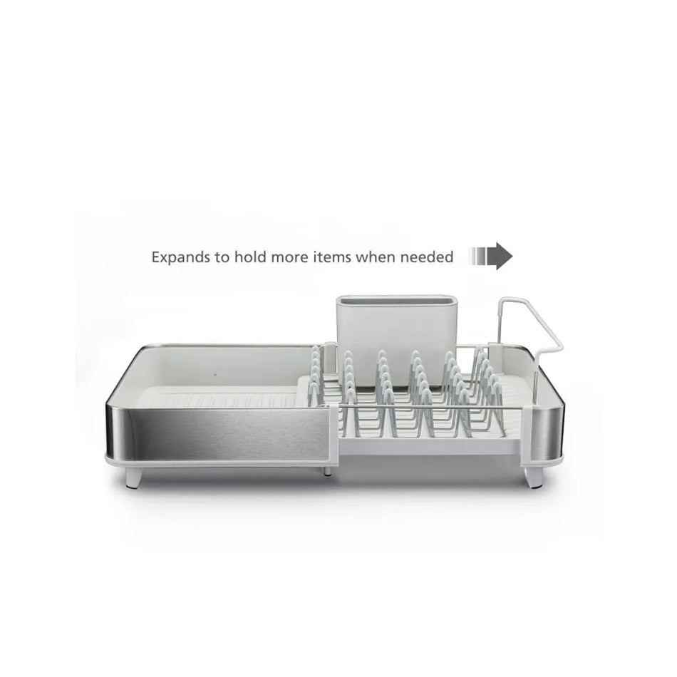 JJ Extend Max Stainless Steel Dish Rack Stone