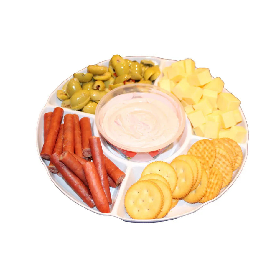 Royal Round Melamine Platter 5 Compartment