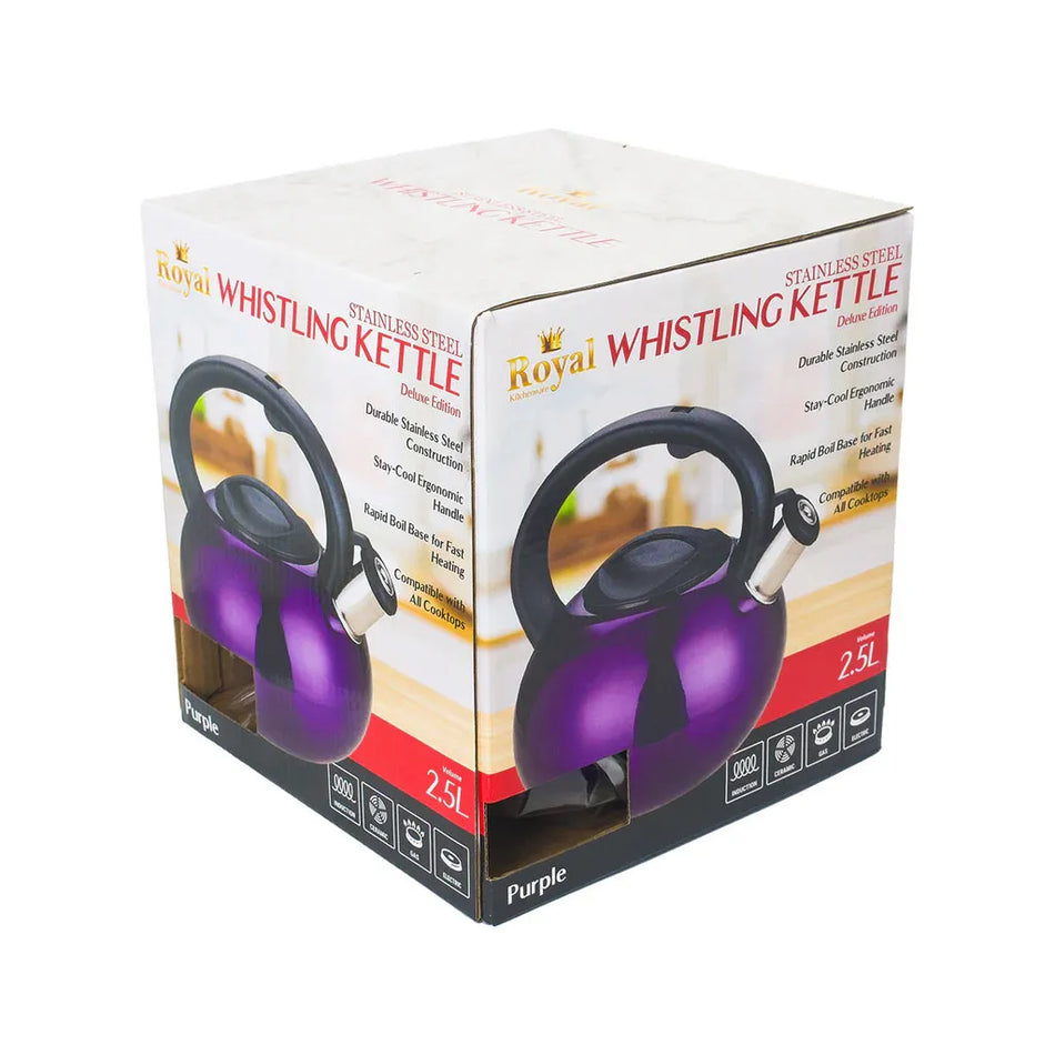 Royal Deluxe Whistling Kettle - Purple