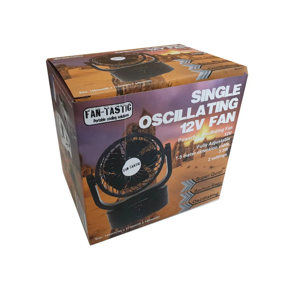 12V Single Oscillating Fantastic Compact Fan