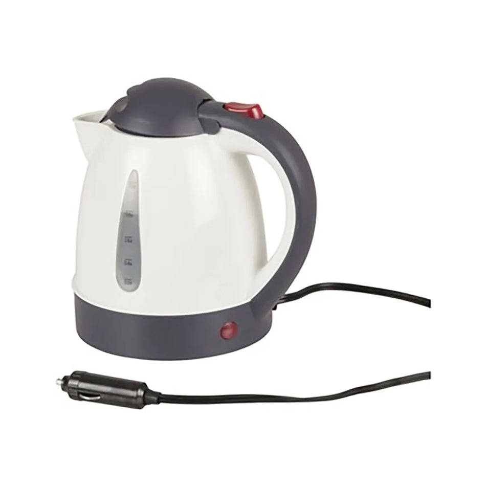 12V On The Road 1 Litre Kettle White