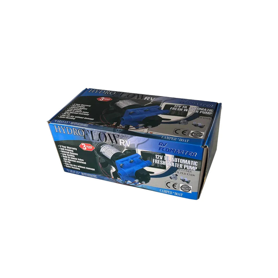 Hydroflow 11 Litre / Minute 12V Water Pressure Pump