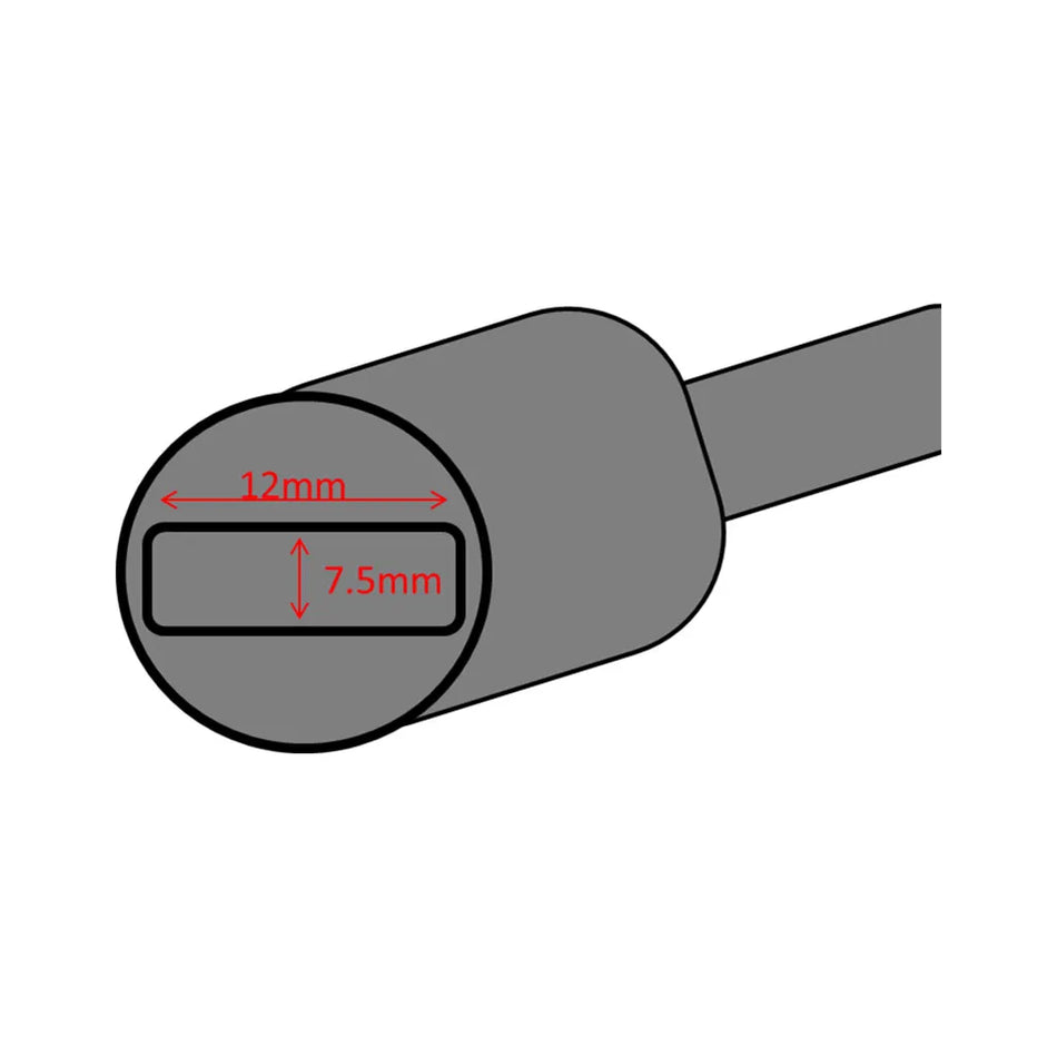 Slotted Head Handle - Suit Drill