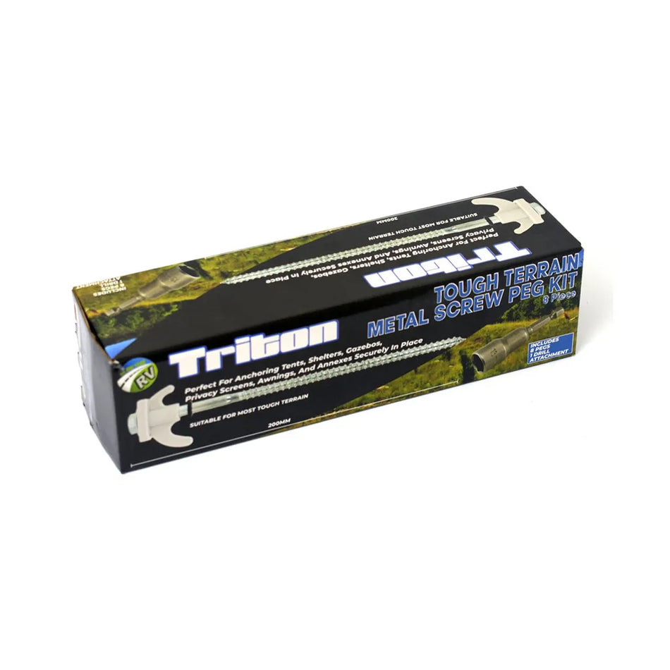 Triton Tough Terrain Metal Screw Pegs 200mm
