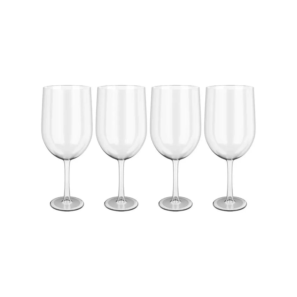 Triton Crystal Clear Long Stem Wine Glass 4 Pack