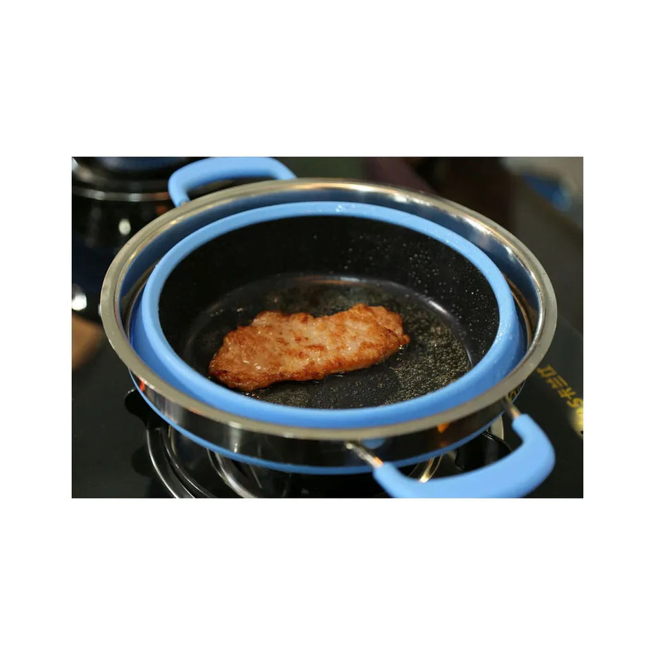 Collapsible 1.5 Litre Silicone Pot Small Non Stick