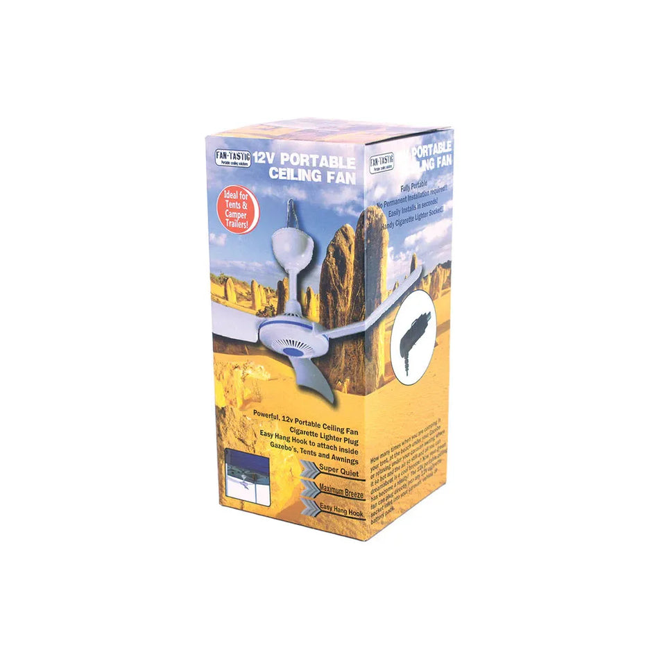 12V Fan-Tastic Ceiling Fan + Plug