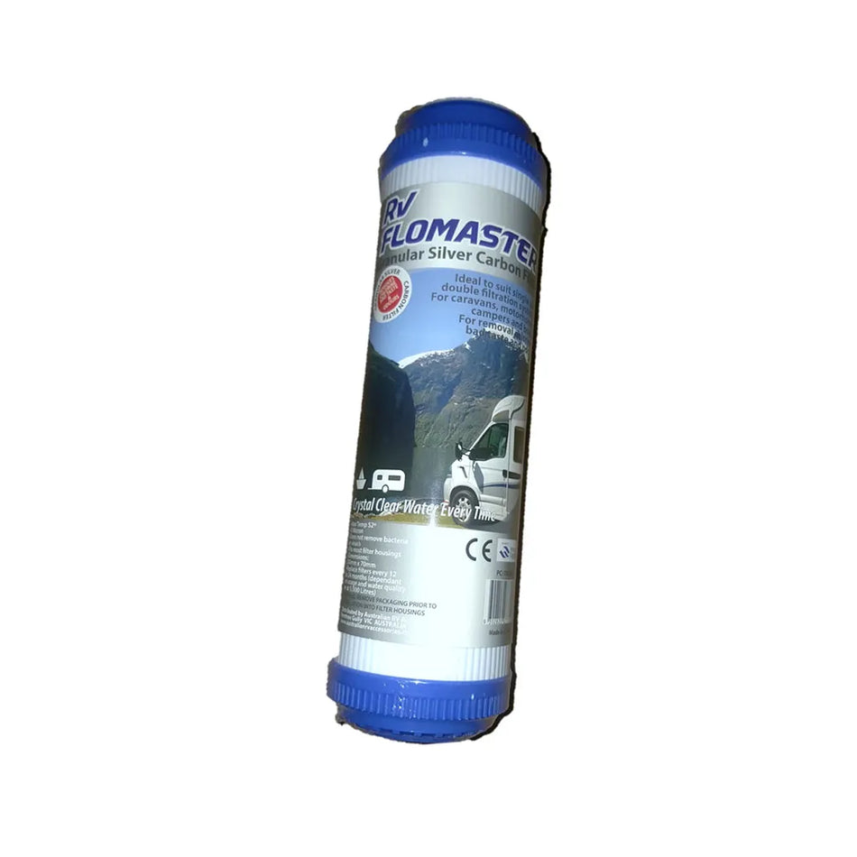 RV Flomaster Granular Silver Carbon Filter